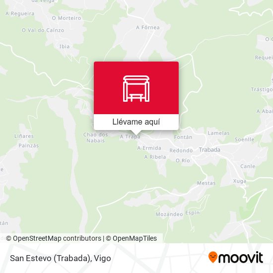Mapa San Estevo (Trabada)