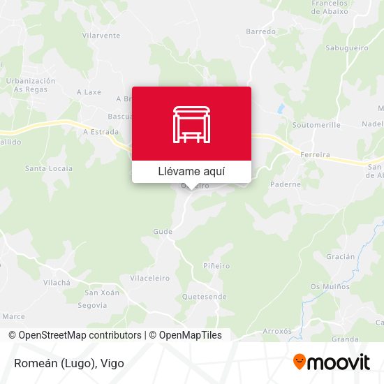 Mapa Romeán (Lugo)