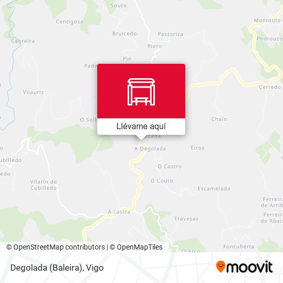 Mapa Degolada (Baleira)