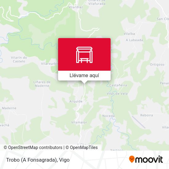 Mapa Trobo (A Fonsagrada)