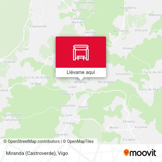 Mapa Miranda (Castroverde)