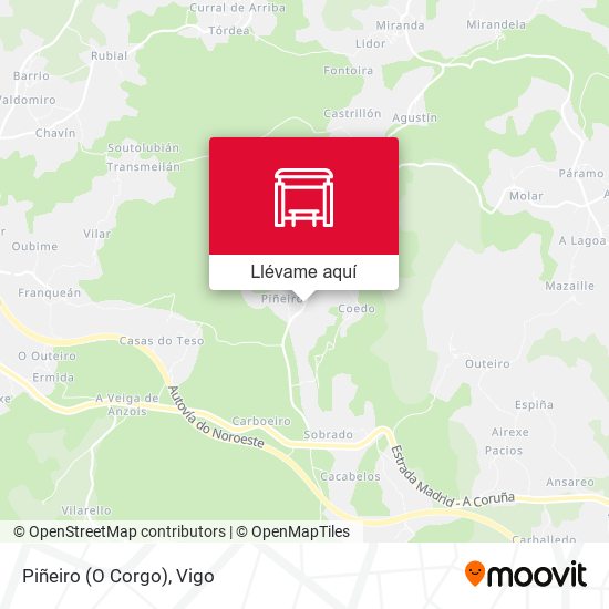 Mapa Piñeiro (O Corgo)