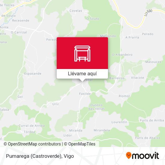 Mapa Pumarega (Castroverde)