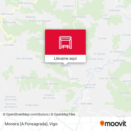 Mapa Moreira (A Fonsagrada)