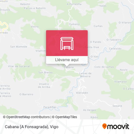Mapa Cabana (A Fonsagrada)