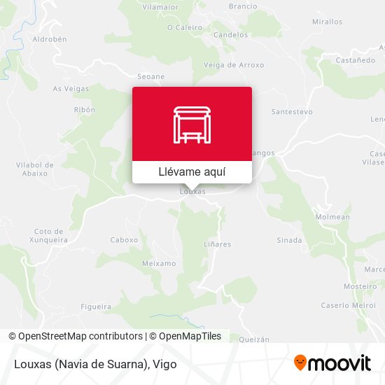 Mapa Louxas (Navia de Suarna)