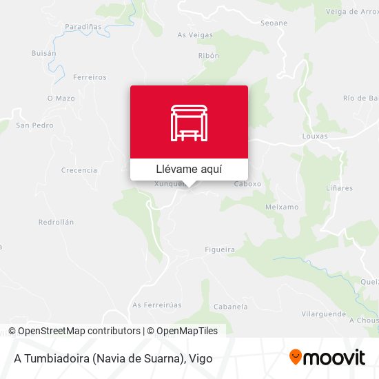 Mapa A Tumbiadoira (Navia de Suarna)