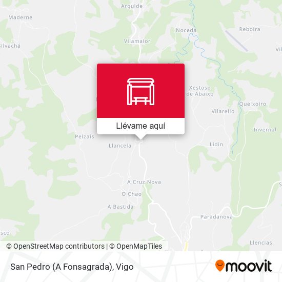 Mapa San Pedro (A Fonsagrada)