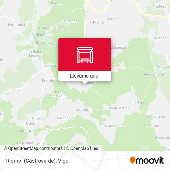 Mapa Riomol (Castroverde)