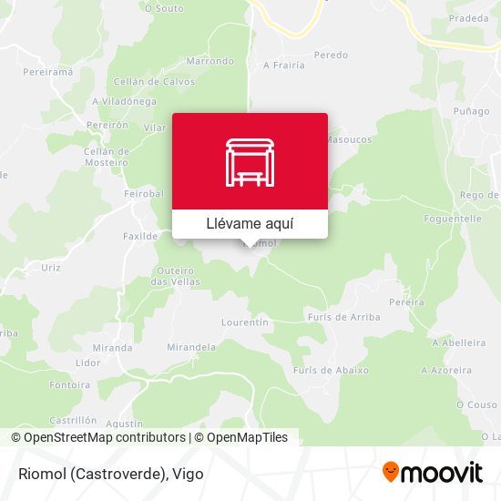 Mapa Riomol (Castroverde)