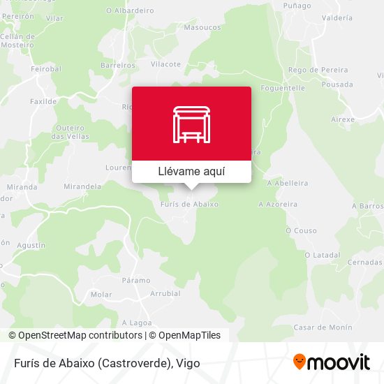 Mapa Furís de Abaixo (Castroverde)