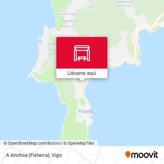 Mapa A Anchoa (Fisterra)