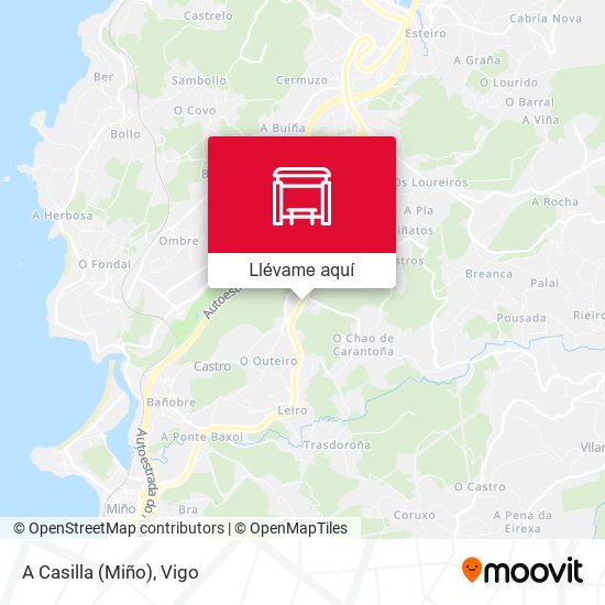 Mapa A Casilla (Miño)