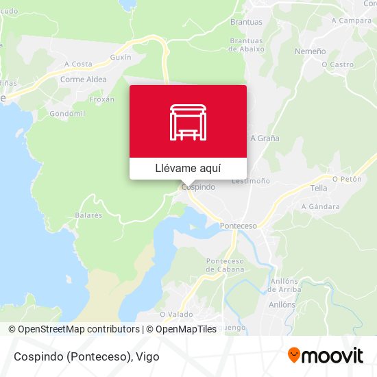 Mapa Cospindo (Ponteceso)