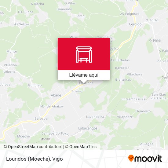 Mapa Louridos (Moeche)