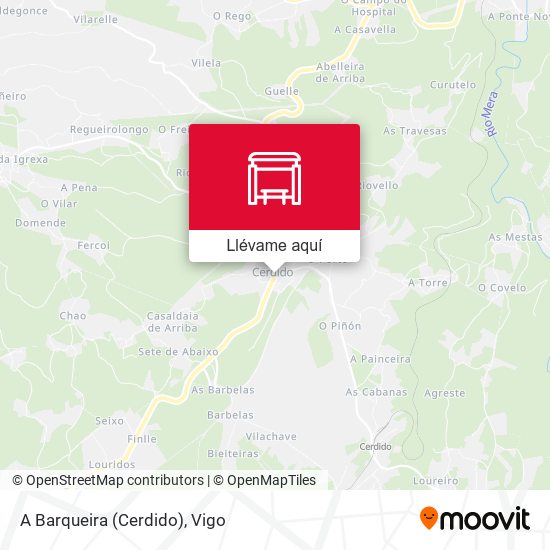 Mapa A Barqueira (Cerdido)