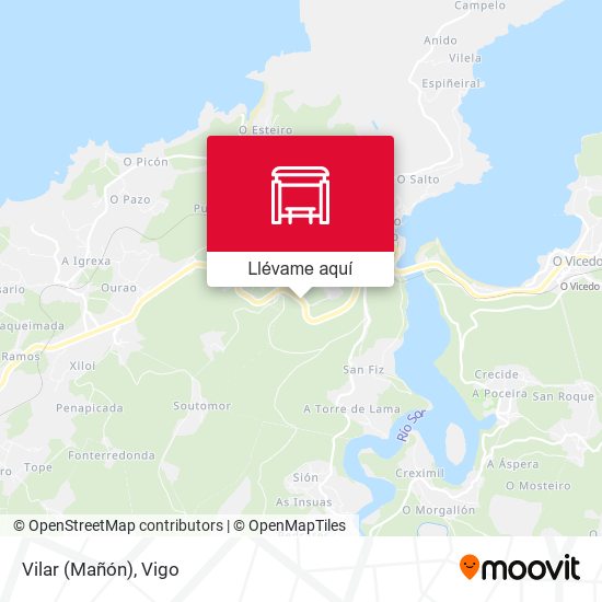 Mapa Vilar (Mañón)