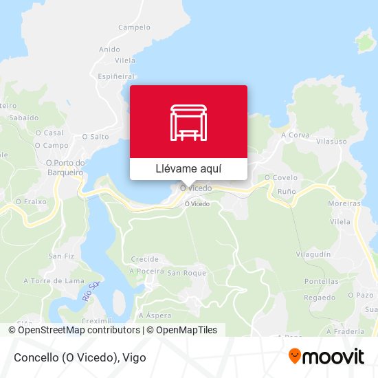 Mapa Concello (O Vicedo)
