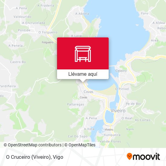 Mapa O Cruceiro (Viveiro)