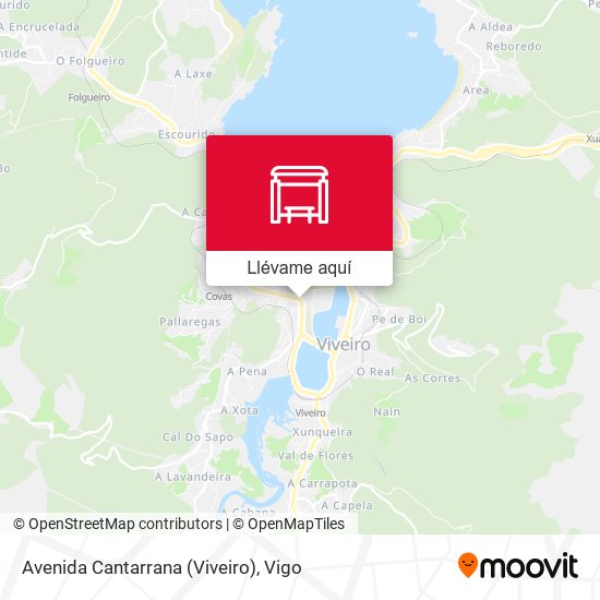 Mapa Avenida Cantarrana (Viveiro)