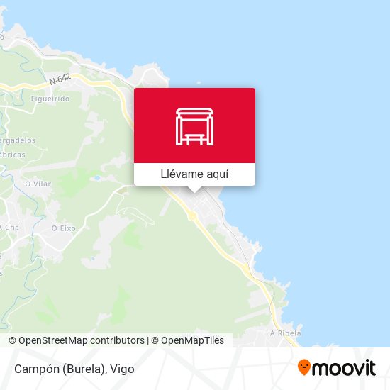 Mapa Campón (Burela)