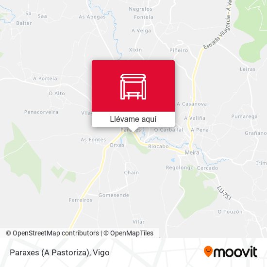 Mapa Paraxes (A Pastoriza)