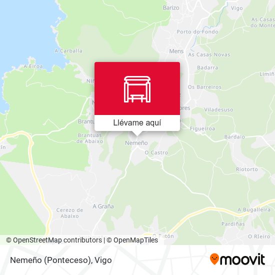 Mapa Nemeño (Ponteceso)