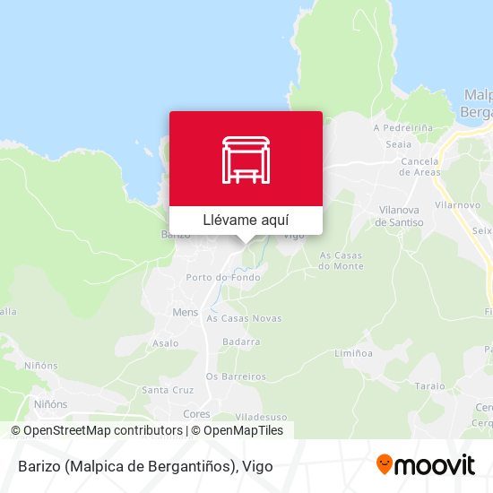 Mapa Barizo (Malpica de Bergantiños)