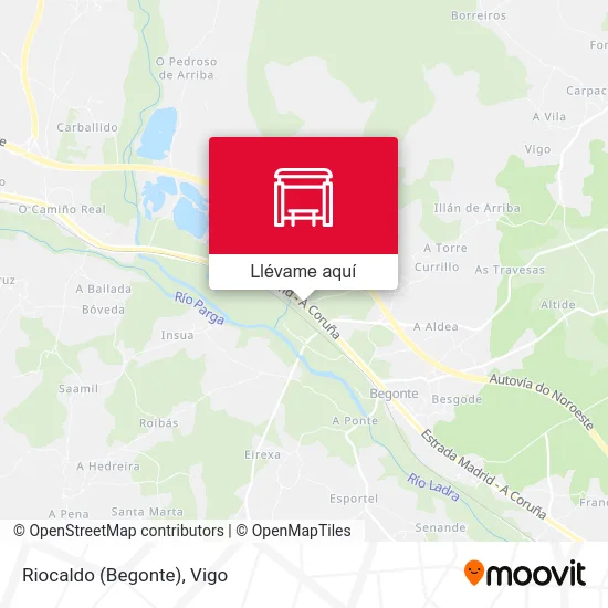 Mapa Riocaldo (Begonte)