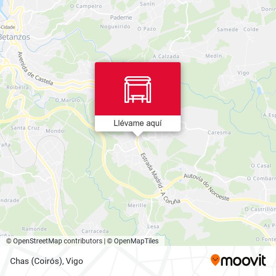 Mapa Chas (Coirós)
