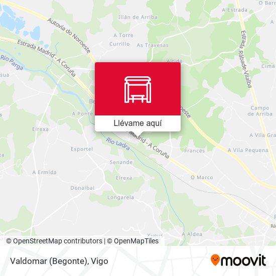 Mapa Valdomar (Begonte)