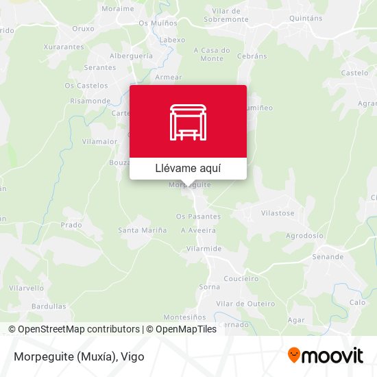 Mapa Morpeguite (Muxía)