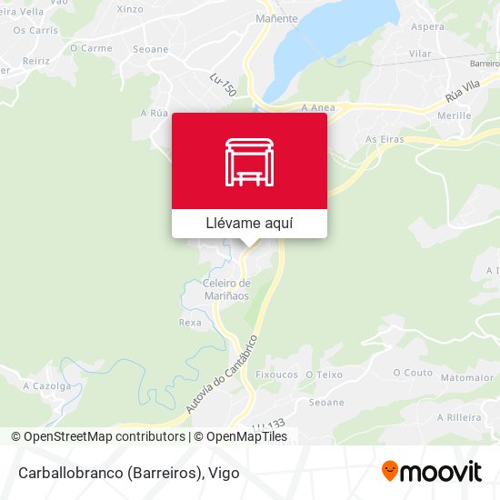 Mapa Carballobranco (Barreiros)
