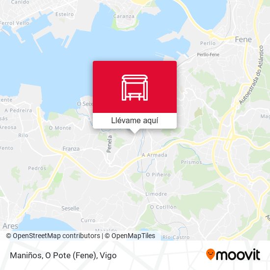 Mapa Maniños, O Pote (Fene)