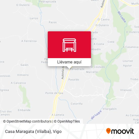Mapa Casa Maragata (Vilalba)
