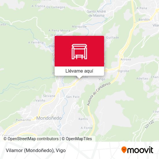 Mapa Vilamor (Mondoñedo)