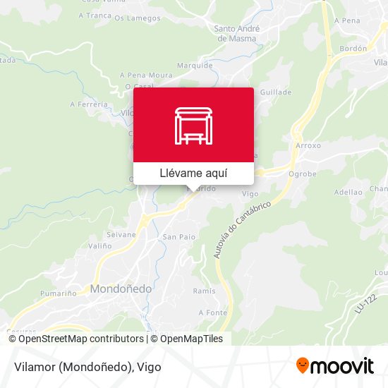 Mapa Vilamor (Mondoñedo)