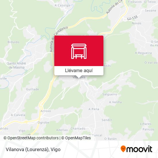 Mapa Vilanova (Lourenzá)