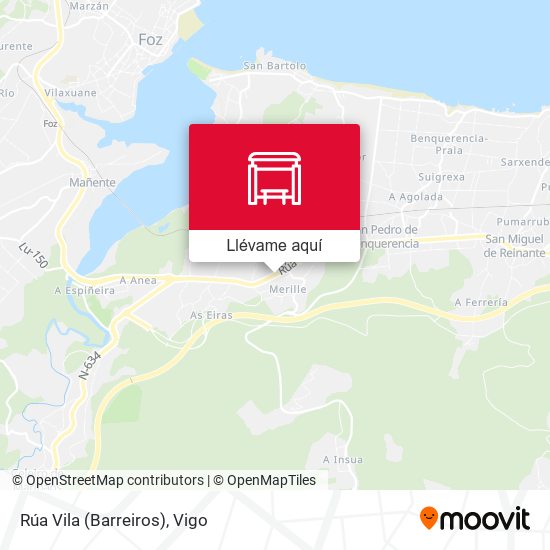 Mapa Rúa Vila (Barreiros)