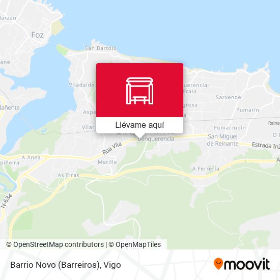 Mapa Barrio Novo (Barreiros)