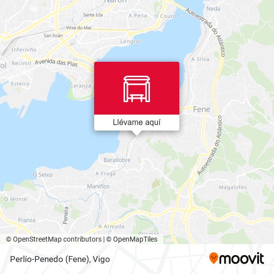 Mapa Perlío-Penedo (Fene)