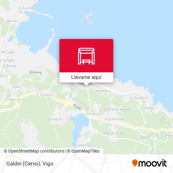 Mapa Galdín (Cervo)