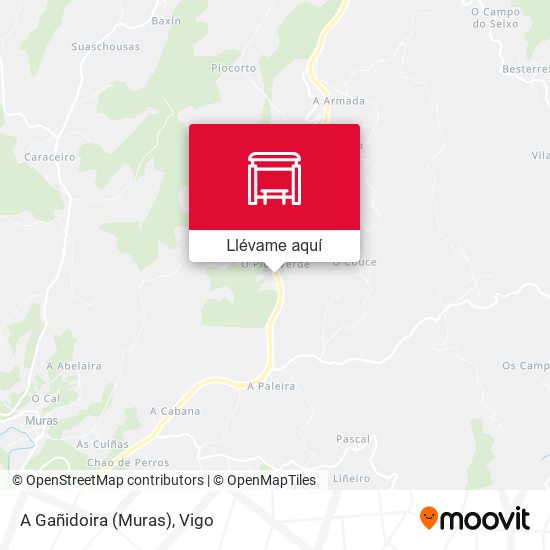 Mapa A Gañidoira (Muras)