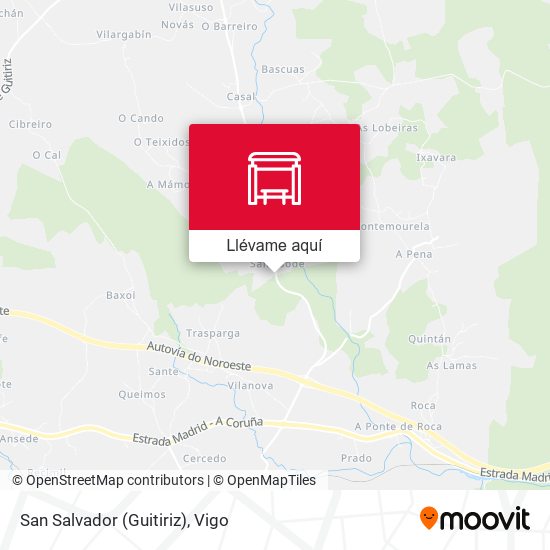 Mapa San Salvador (Guitiriz)