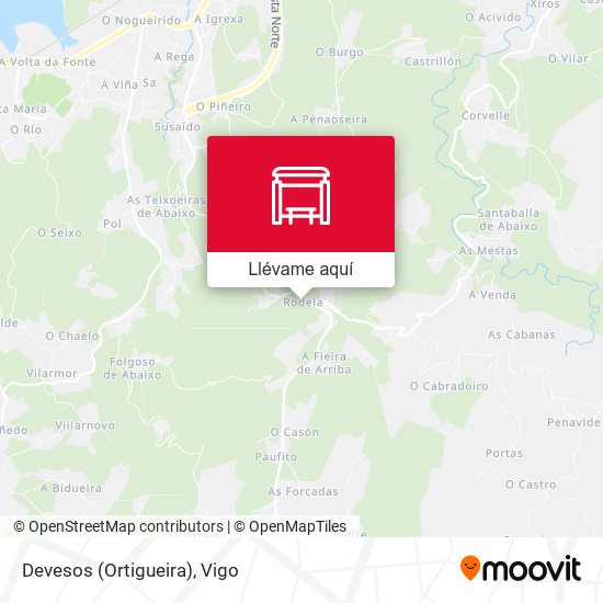 Mapa Devesos (Ortigueira)