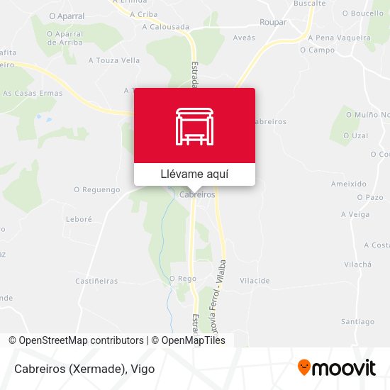 Mapa Cabreiros (Xermade)