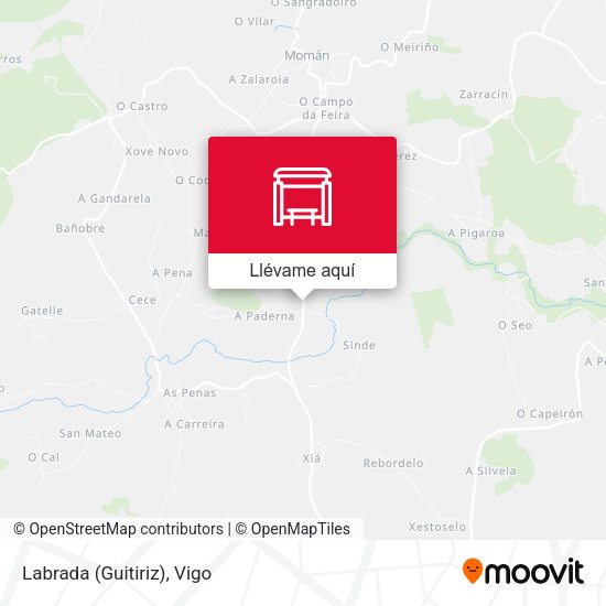 Mapa Labrada (Guitiriz)
