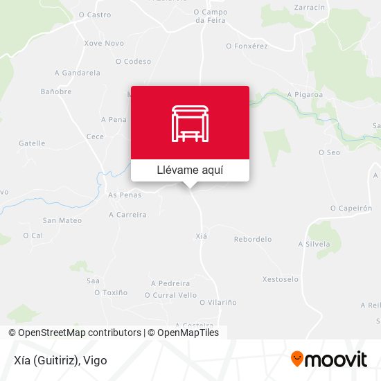 Mapa Xía (Guitiriz)