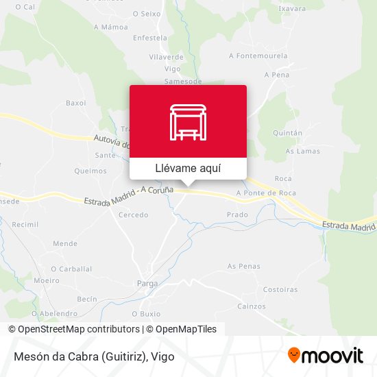 Mapa Mesón da Cabra (Guitiriz)