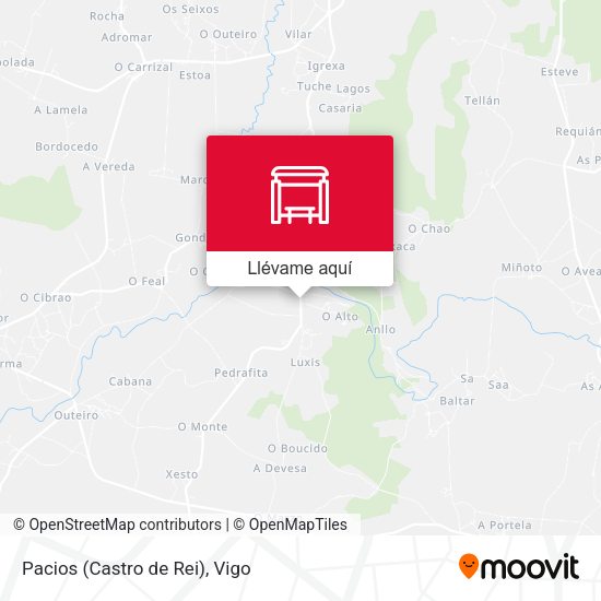 Mapa Pacios (Castro de Rei)